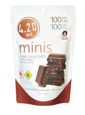 420 Bars 1:1 Dark Chocolate Sea Salt 200mg