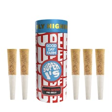 GDF: Infused Pre-Roll Pack | Grapefruit x Sour OG | Super J's | 0.5g ea | 5pk