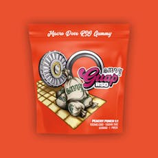 Guap | Peachy Punch RSO | 1:1 THC/CBD 100mg (1pc) Gummy | Savvy