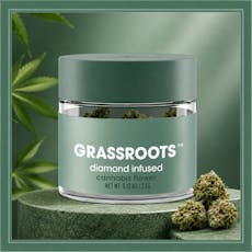 GRASSROOTS | DIAMOND INFUSED | JAYNA'S SUNSHINE | WHOLE FLOWER | 3.5G