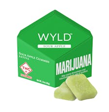 Wyld: Gummies | Sour Apple | 300mg | 10pk