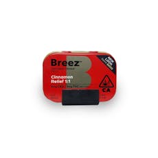 Breez - Cinnamon Relief 1:1 (CBD/THC) Mints 200mg