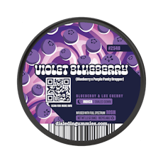 Violet Blueberry Rosin Gummies
