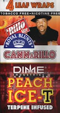 DIME - Peach Ice-T Royal Blunts Cannarillo - 4pk Leaf Wraps