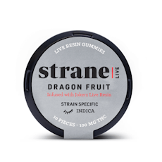 Strane | Dragon Fruit Indica Live Gummies 10pk I 100mg