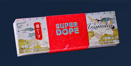 Super Dope | Japanese Style Washi Rice Papers | 1 1/4 Size
