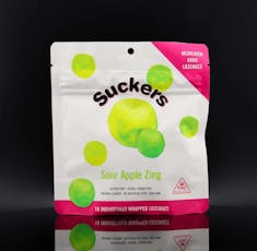 Suckers Sour Apple Zing Hard Lozenges 10mg x 10pk