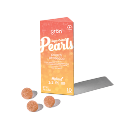 GRON - Peach Prosecco (H) 1:1 CBD:THC 100mg Pearls 10pk