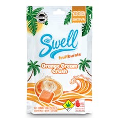 Orange Cream Crush Sativa 100mg 10pk - Fruit Burst