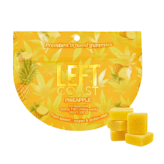 Left Coast | Pineapple | Gummies | 100mg