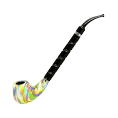 Shire Pipes - Bent Brandy Rainbow Pipe