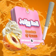 Peaches & Cream Infused Preroll 5 Pack