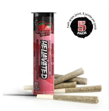 Hellavated Preroll 5pk - Strawberry Haze
