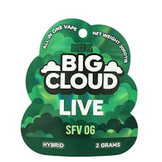 Bud Bros Big Cloud Live 2g - SFV OG