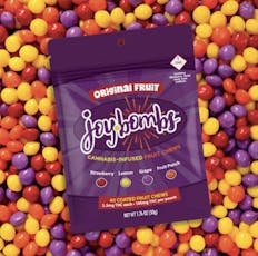 Joy Bombs - Original Fruit - Candy Coated Chews - 40pk 100mg