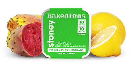 Baked Bros - Stoney Prickly Pear Lemonade 1:1 Gummies