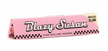 Blazy Susan Pink 1 1/4 Rolling Papers Ultra Thin