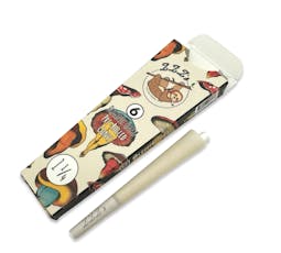 1 1/4 Cones 6pk - Shroom Booties Sloth by Ceci Granata