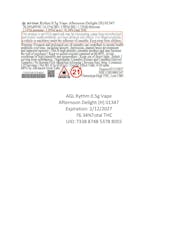 Rythm 0.5g Vape Afternoon Delight (H) 01347