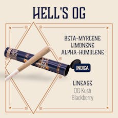 ELEVATE - PREROLL - 1G - HELL'S OG - INDICA