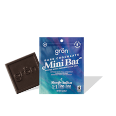 Gron | Dark Chocolate Mini Bar | Sleepy Indica | 100mg THC 100mg CBN