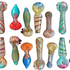 5" Glass Hand Pipe (Assorted Colors)