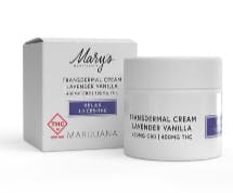 Mary's Medicinals - 2oz 1:1 CBD.THC Transdermal Topical Cream - 400mg (Lavender/Vanilla)