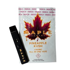 Maple | 1g Disposable | Rasp Snow Cone | Indica