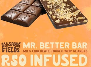 Mr. Better Milk Chocolate bar w/ Peanuts