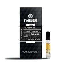 Timeless NOIR: Vape | Durban Potion | LRDT Cartridge | 1g