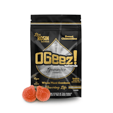 Ogeez! | Vegan Sweet Clementine Live Rosin Gummies | 100 mg