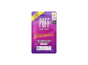 Puff Pre-Rolls 5pk - Grape Drink