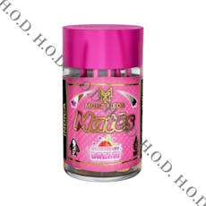 Muha Meds Mates Strawberry Dream Live Resin Infused Pre-Roll .6g 5 Pack