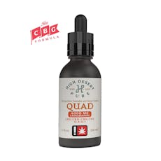 Quad | 4000mg | 1:5:5:5 | THC:CBD:CBG:CBN | Tincture