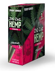 Zig-Zag | Shortcake Hemp Cones | 2pk