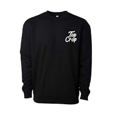 Top Crop Apparel - Crewneck Sweatshirt Black - L