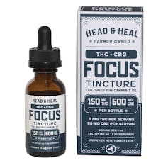 Head & Heal | Focus | 1:4 THC:CBG | Tincture | 150mg