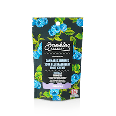 Smokiez - 100mg Gummy - Sour Blue Raspberry / Indica