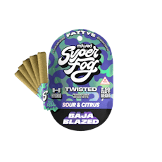 Mfused: Fatty’s | Twisted | Baja Blazed | 5 x 0.5g Infused Pre-Rolls | 2.5g