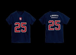 Liberty Somerville Football V-Neck Jersey