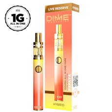 Dime - 1g Live Reserve Disposable Vape - Papaya