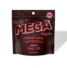 Grön Mega Pearls Edibles 2pk/100mg Live Rosin- Cherry Cola