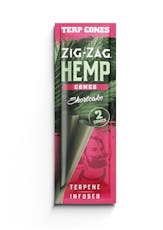 Zig Zag Terpene Infused Hemp Cones 2pk -Shortcake