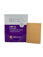 Synergy Skin Worx: Patch | CBD Transdermal 1:1 | 30mg THC : 30mg CBD