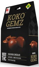 NWCS Koko Gemz Milk Chocolate 100mg