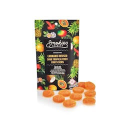 Smokiez - Gummies - Sour Tropical Fruit (S) (10pk) 100mg