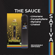 The Sauce - FLEX | 1g Distillate Disposable