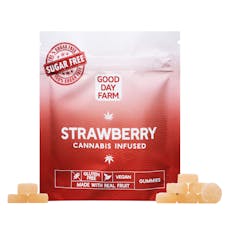 Good Day Farm - Sugar Free Strawberry - Gummies 100mg - 10pk