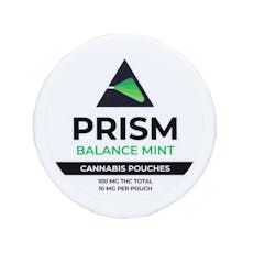 Prism | 100mg THC Pouches (10x10mg) | Balance Mint