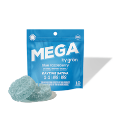 Blue Razzleberry | 1:1 CBG:THC | Mega Pearl 100mg